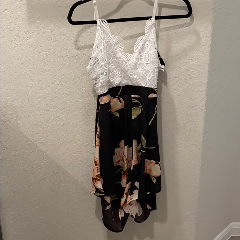 Shein floral lace romper